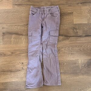 GAP Lavender/Mauve Boot Low Rise Pants